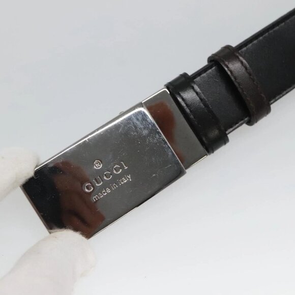 GUCCI Belt Leather 81.5-34.3\